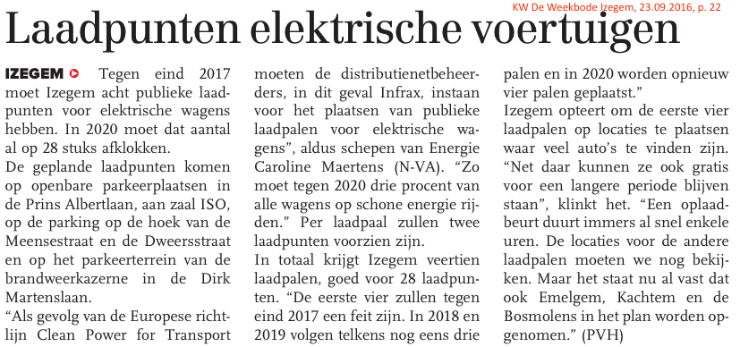 KW De Weekbode Izegem, 23.09.2016, p. 22 KW De Weekbode Izegem, 23.09.2016, p. 22