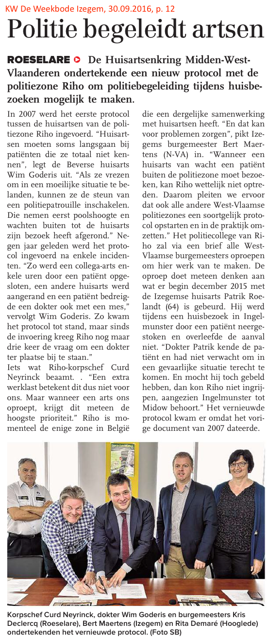 KW De Weekbode Izegem, 30.09.2016, p. 12 KW De Weekbode Izegem, 30.09.2016, p. 12