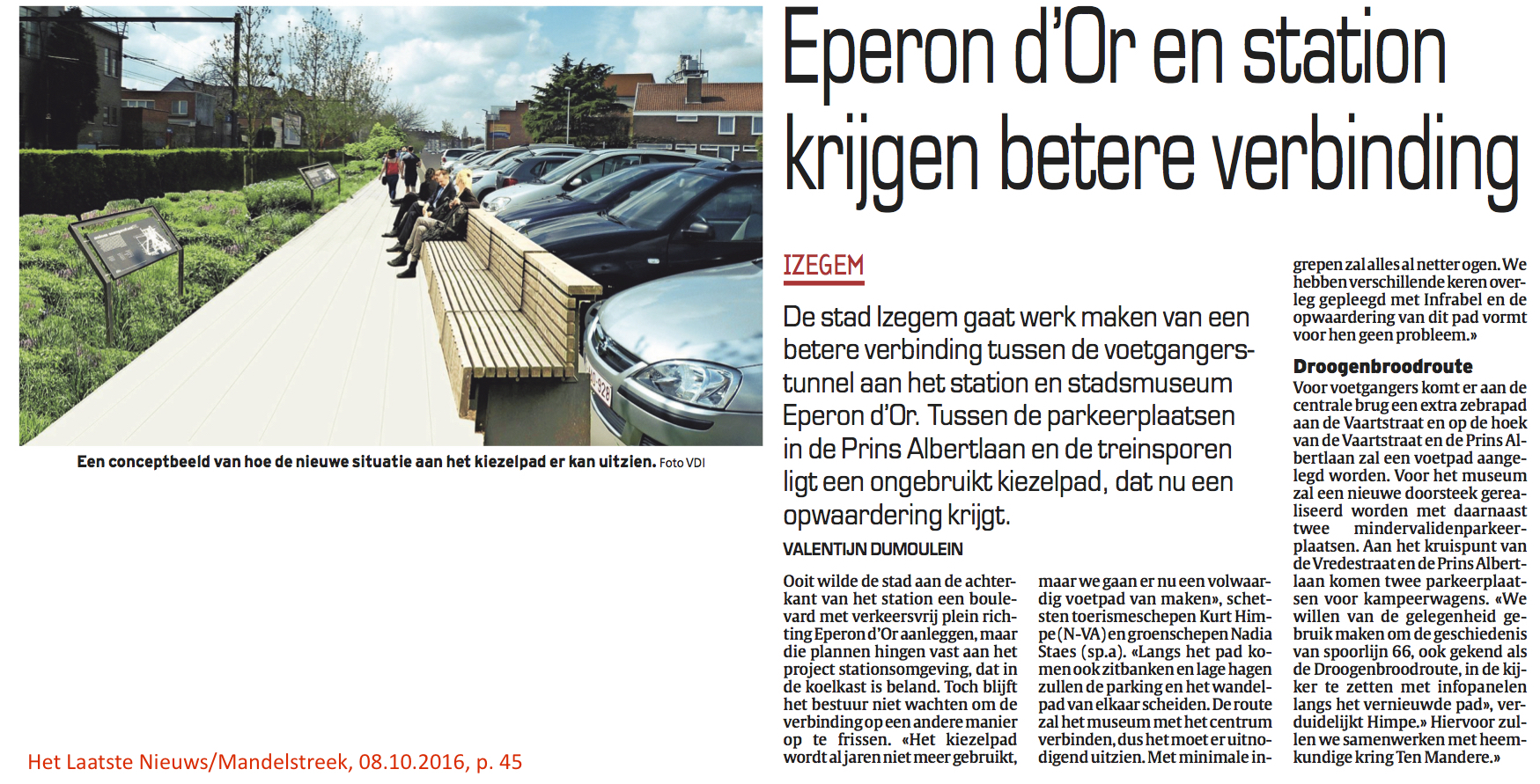 Het Laatste Nieuws/Mandelstreek, 08.10.2016, p. 45 Het Laatste Nieuws/Mandelstreek, 08.10.2016, p. 45