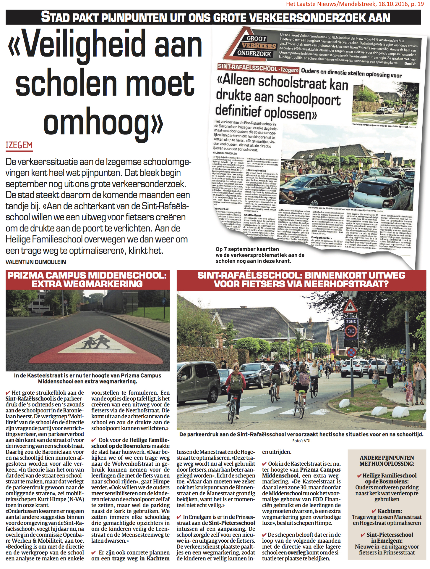 Het Laatste Nieuws/Mandelstreek, 18.10.2016, p. 19 Het Laatste Nieuws/Mandelstreek, 18.10.2016, p. 19