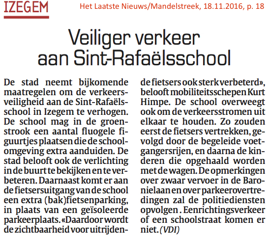 Het Laatste Nieuws/Mandelstreek, 18.11.2016, p. 18