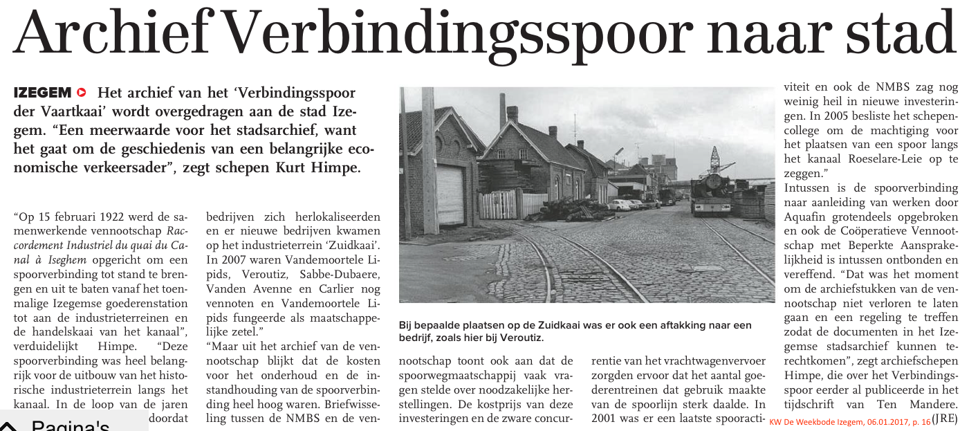 KW De Weekbode Izegem, 06.01.2017, p. 16 KW De Weekbode Izegem, 06.01.2017, p. 16