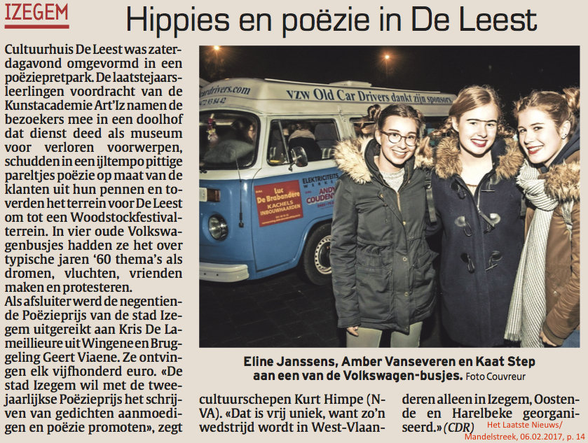 Het Laatste Nieuws/Mandelstreek, 06.02.2017, p. 14 Het Laatste Nieuws/Mandelstreek, 06.02.2017, p. 14