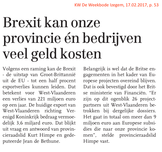 KW De Weekbode Izegem, 17.02.2017, p. 53 KW De Weekbode Izegem, 17.02.2017, p. 53
