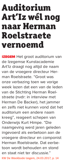 KW De Weekbode Izegem, 24.03.2017, p. 14 KW De Weekbode Izegem, 24.03.2017, p. 14