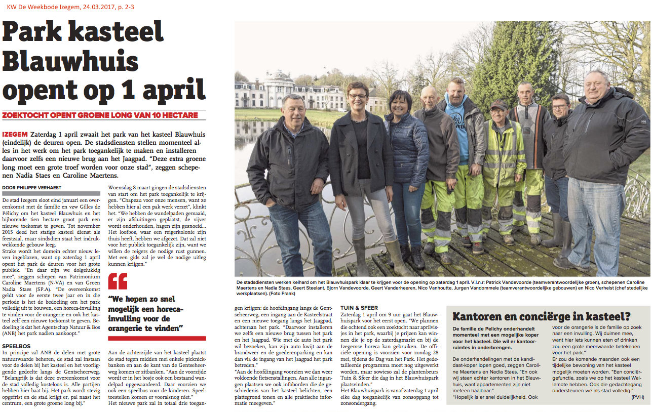 KW De Weekbode Izegem, 24.03.2017, p. 2-3 KW De Weekbode Izegem, 24.03.2017, p. 2-3