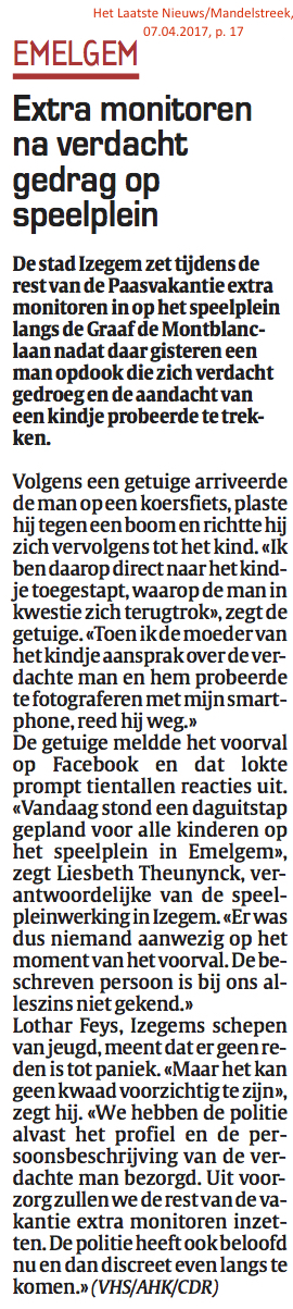 Het Laatste Nieuws/Mandelstreek, 07.04.2017, p. 17