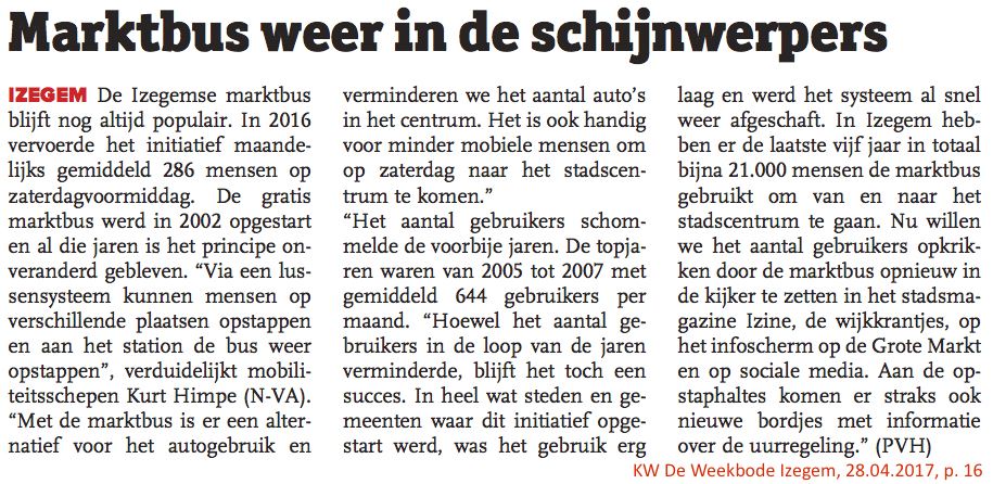 KW De Weekbode Izegem, 28.04.2017, p. 16