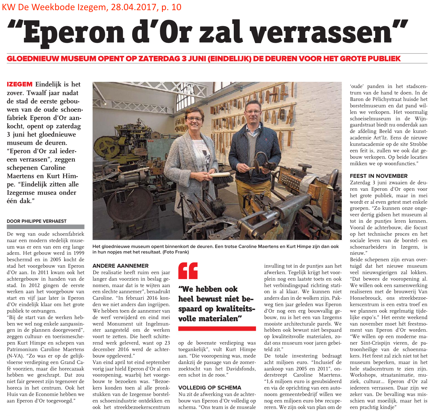 KW De Weekbode Izegem, 28.04.2017, p. 10
