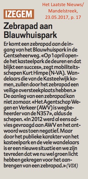 Het Laatste Nieuws/Mandelstreek, 23.05.2017, p. 17