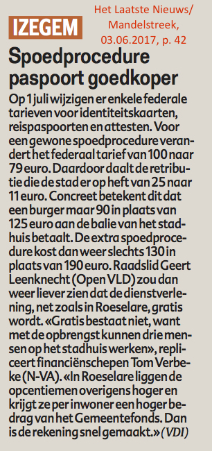 Het Laatste Nieuws/Mandelstreek, 03.06.2017, p. 42 Het Laatste Nieuws/Mandelstreek, 03.06.2017, p. 42
