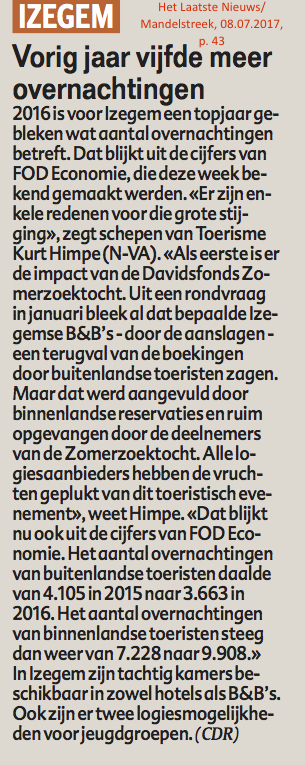 Het Laatste Nieuws/Mandelstreek, 08.07.2017, p. 43