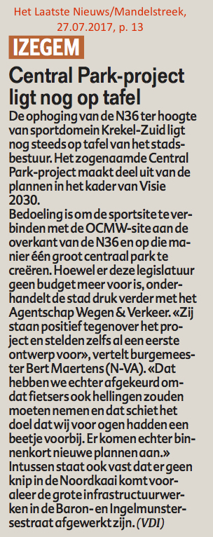 Het Laatste Nieuws/Mandelstreek, 27.07.2017, p. 13 Het Laatste Nieuws/Mandelstreek, 27.07.2017, p. 13