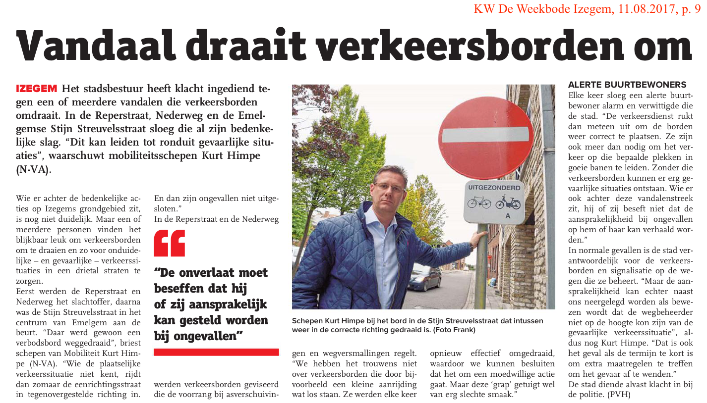 KW De Weekbode Izegem, 11.08.2017, p. 9 KW De Weekbode Izegem, 11.08.2017, p. 9
