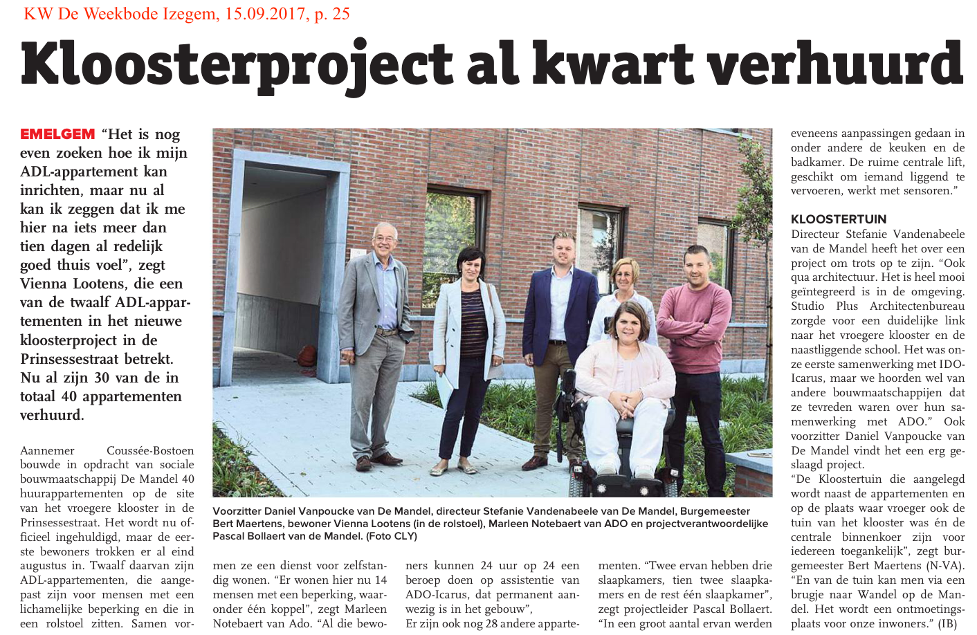 KW De Weekbode Izegem, 15.09.2017, p. 25 KW De Weekbode Izegem, 15.09.2017, p. 25