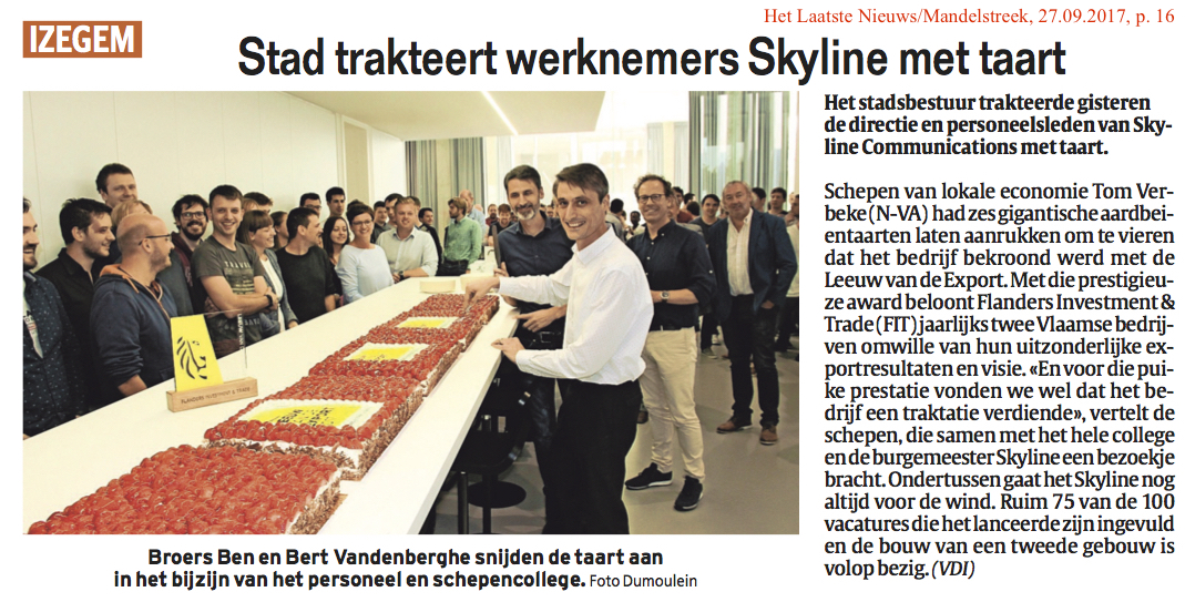 Het Laatste Nieuws/Mandelstreek, 27.09.2017, p. 16 Het Laatste Nieuws/Mandelstreek, 27.09.2017, p. 16