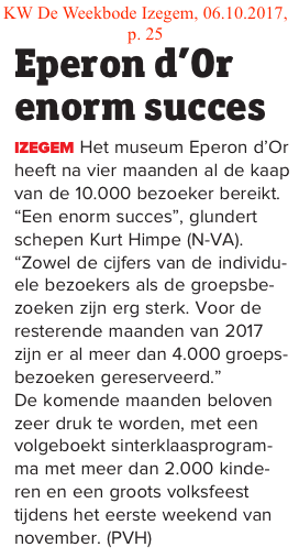 KW De Weekbode Izegem, 06.10.2017, p. 25 KW De Weekbode Izegem, 06.10.2017, p. 25