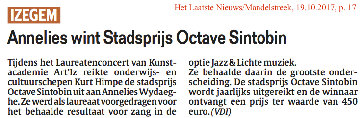 Het Laatste Nieuws/Mandelstreek, 19.10.2017, p. 17