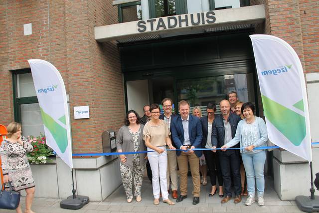 Het vernieuwde stadhuis werd gisteren officieel geopend. - Valentijn Dumoulein