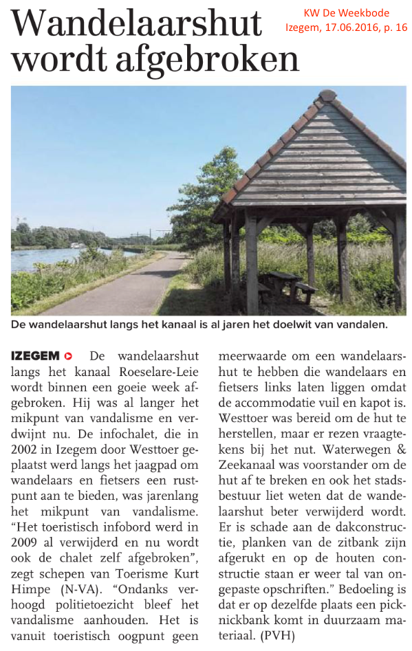 KW De Weekbode Izegem, 17.06.2016