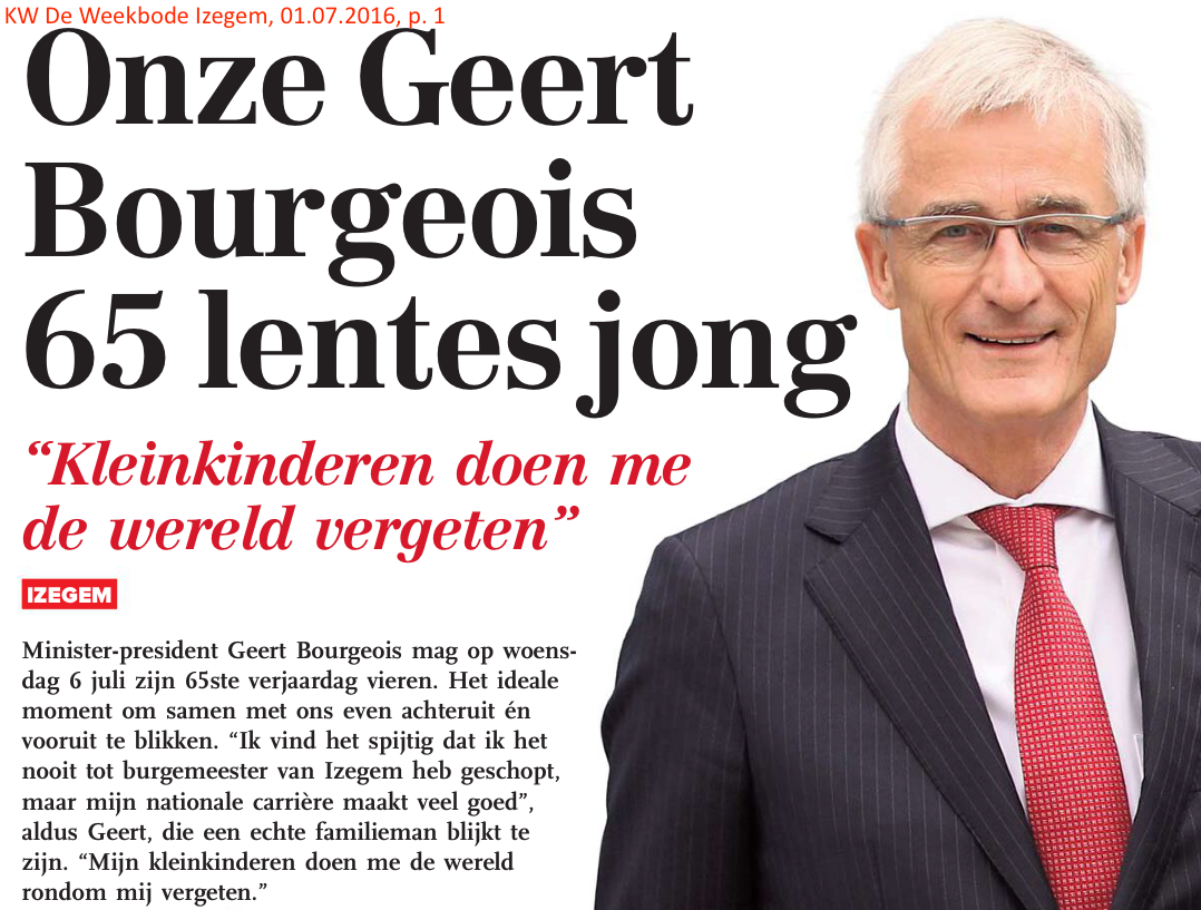 KW Izegem, 01.07.2016 KW Izegem, 01.07.2016