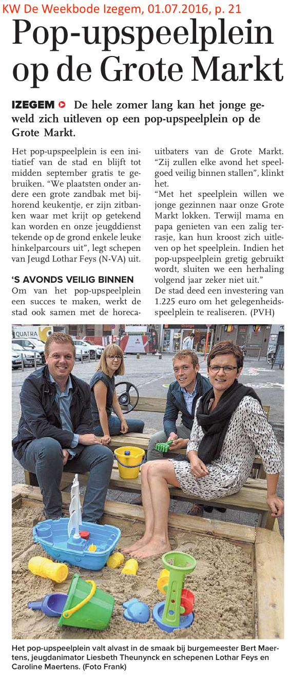 KW De Weekbode Izegem, 01.07.2016