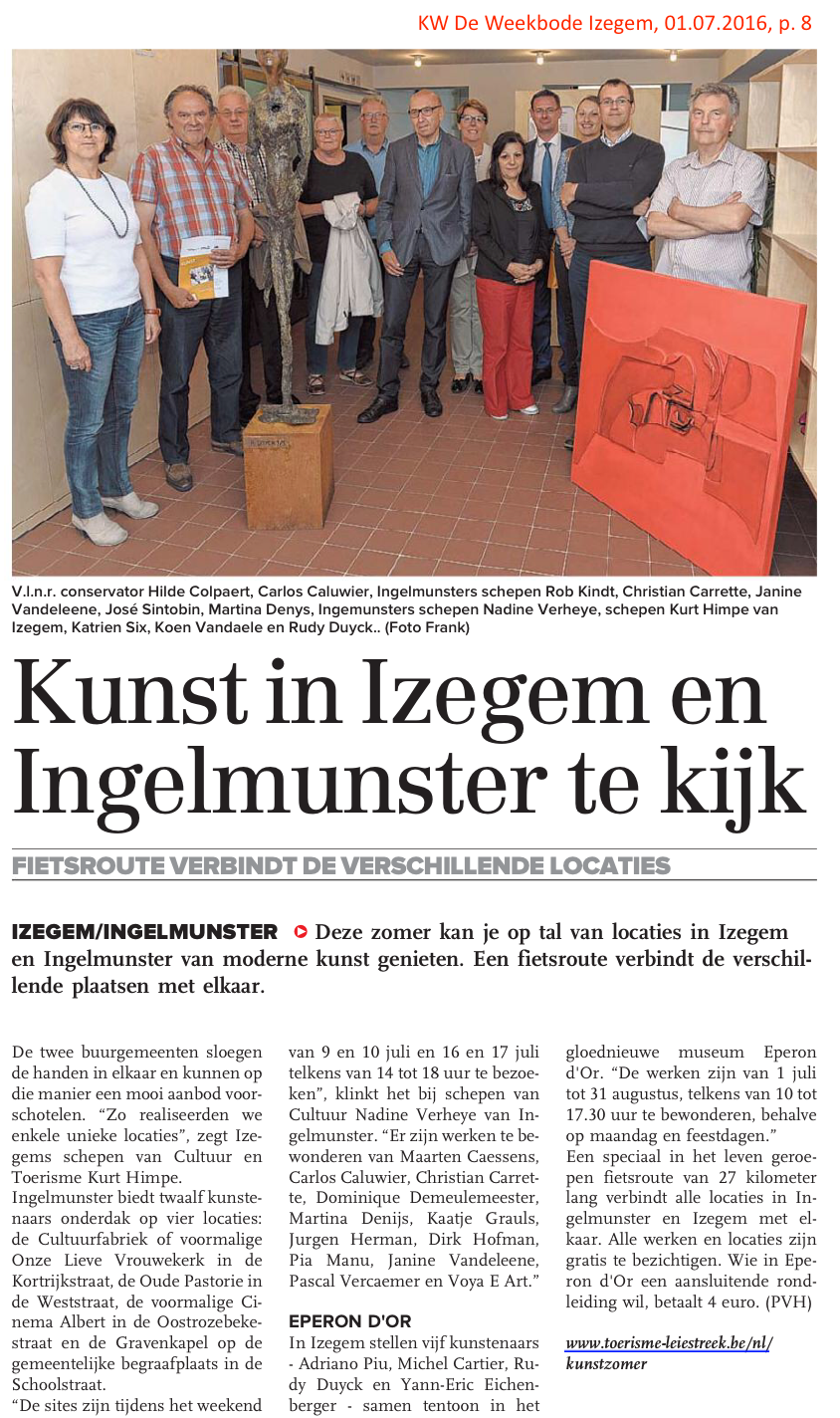 KW De Weekbode Izegem, 01.07.2016