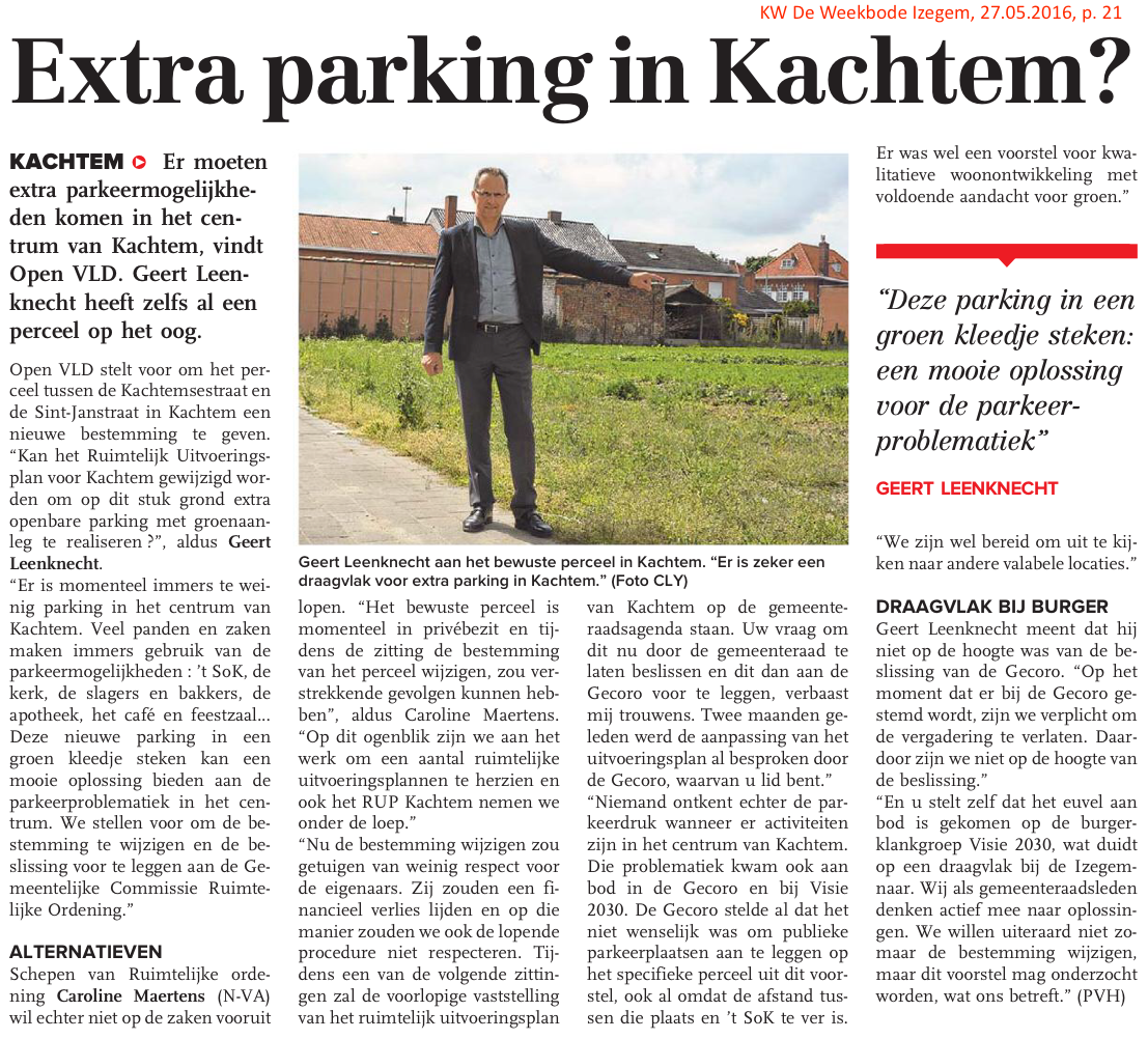 KW De Weekbode Izegem, 27.05.2016