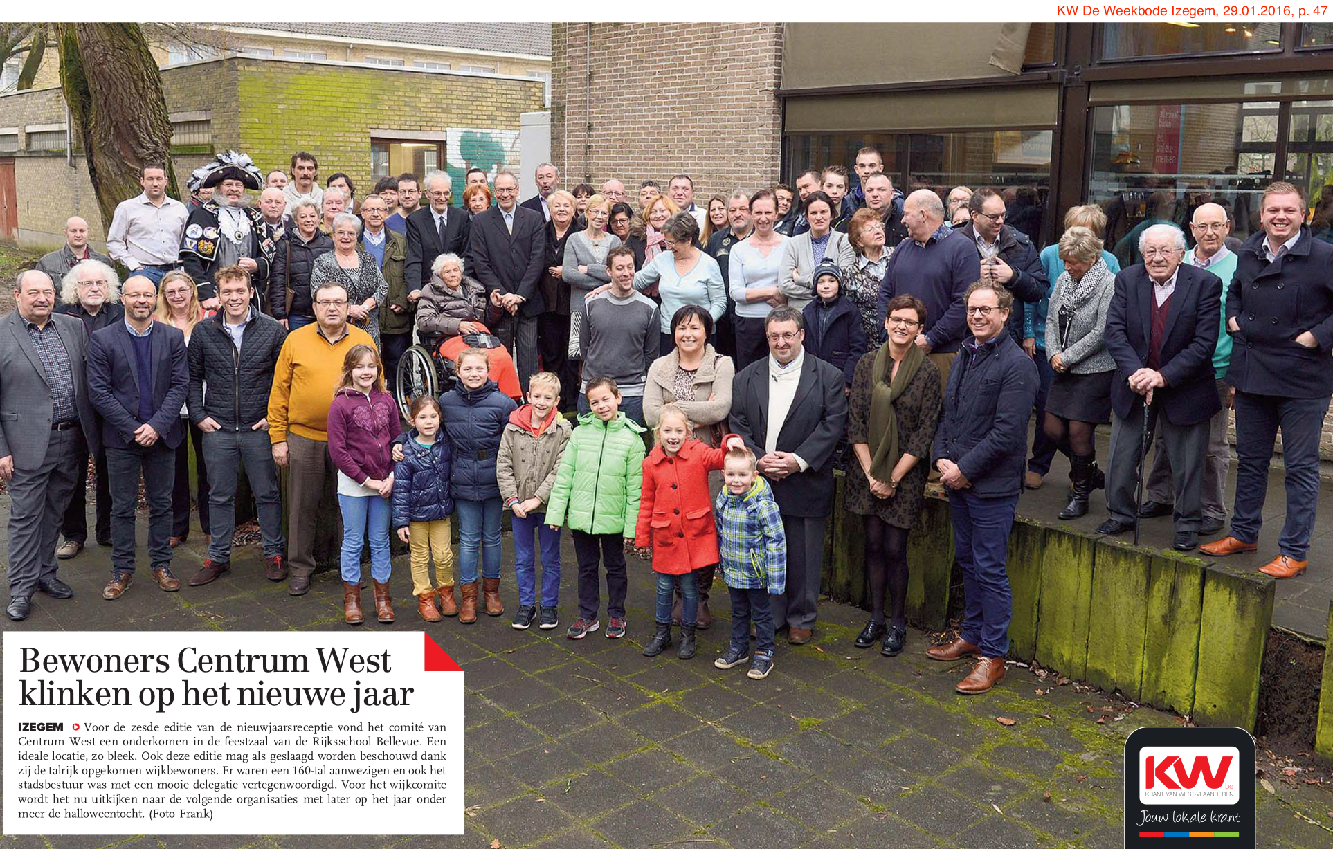 KW De Weekbode Izegem, 29.01.2016