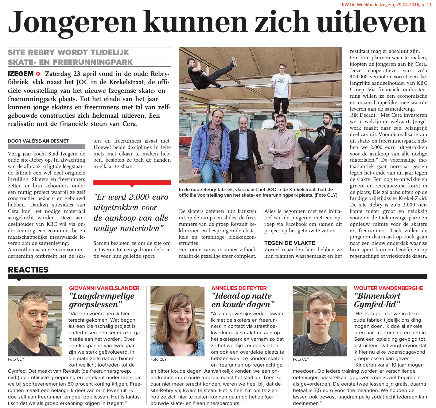 KW De Weekbode Izegem, 29.04.2016