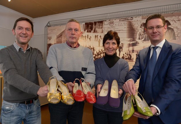 Izegemse schoenen vonden weg terug naar hun stad van herkomst. Foto: fmr
