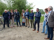 Opening fietsroute tussen Emelgem en Ingelmunster. Foto: Frank Meurisse