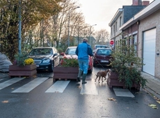 De knip in de Krekelstraat behoort begin 2017 weer tot het verleden © Wim Claerhout
