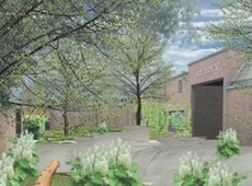 Twee beelden van hoe de groene recreatiezone er in de toekomst zal uitzien. De nieuwe site biedt voor elk wat wils. - Foto's Grasland