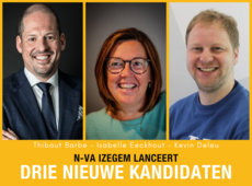 N-VA Izegem lanceert drie nieuwe kandidaten