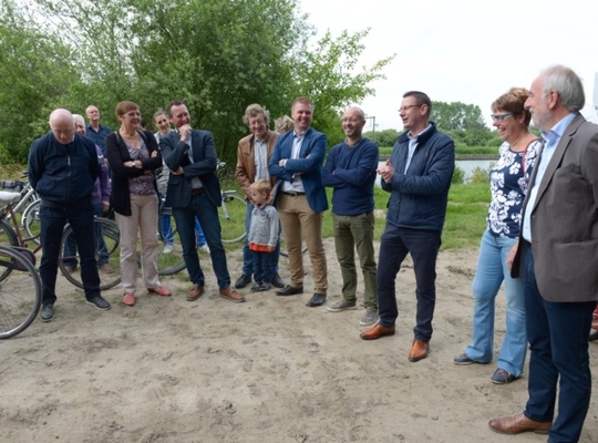 Opening fietsroute tussen Emelgem en Ingelmunster. Foto: Frank Meurisse