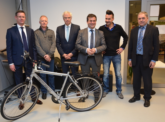 Slotevenement verkeersactie 'Fietstoerisme in harmonie'. Foto: Jos Bogaerts