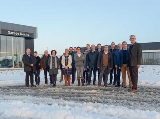 De nieuwe autohandelszone Minerva is nu ook officieel geopend. © Frank Meurisse De nieuwe autohandelszone Minerva is nu ook officieel geopend. © Frank Meurisse