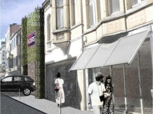De parkeerhaven zal een groene gevel krijgen. FOTO: SDI De parkeerhaven zal een groene gevel krijgen. FOTO: SDI
