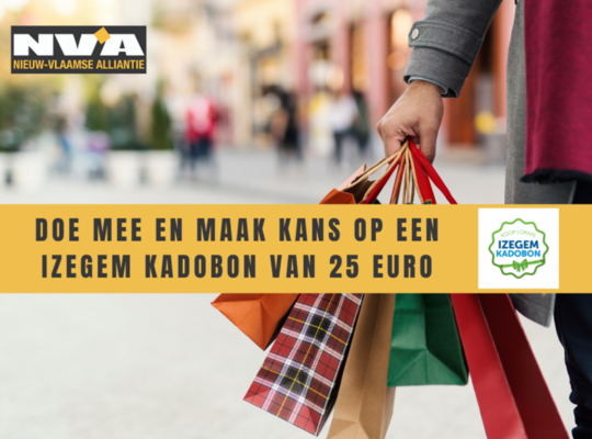 Wedstrijdreglement ‘Maak kans op een Izegem Kadobon’