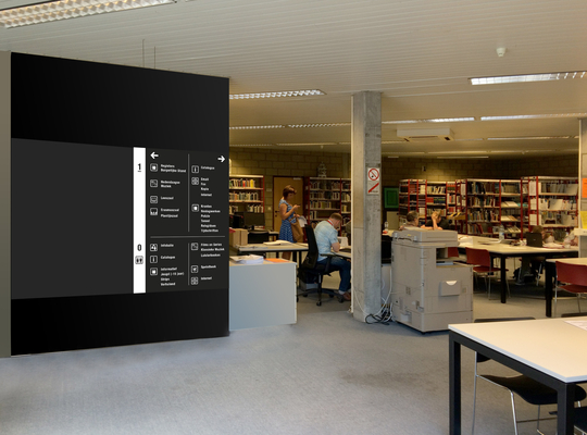 Nieuwe signalisatie in Izegemse bibliotheek op komst