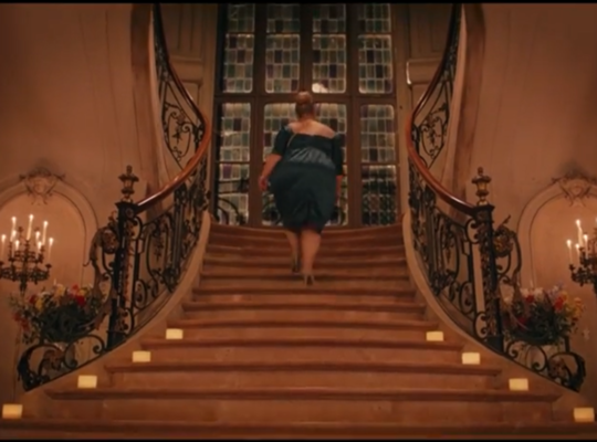 Beeld van de monumentale traphal in het kasteel Wolvenhof uit de kortfilm ‘Javotte’. Beeld van de monumentale traphal in het kasteel Wolvenhof uit de kortfilm ‘Javotte’.